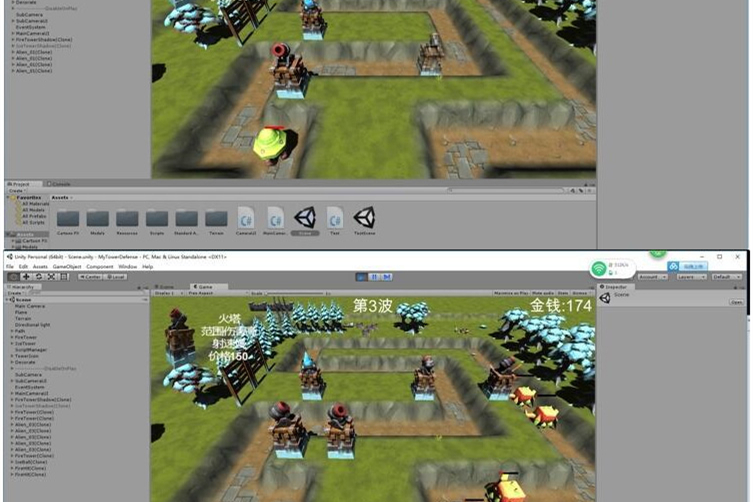 unity3D游戏手游源码/iOS/android/3D版塔防游戏源码-零度空间